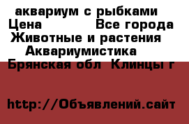 аквариум с рыбками › Цена ­ 1 000 - Все города Животные и растения » Аквариумистика   . Брянская обл.,Клинцы г.